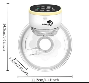 Extractor de leche eléctrico manos libres portátil, extractor de leche eléctrico portátil - Imagen 1 de 4