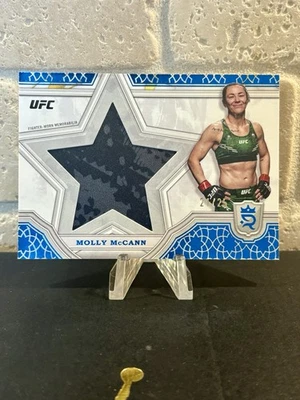 2024 Topps Royalty Molly McCann Star Relic Fight Worn 21/25 UFC - Image 1 of 2