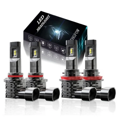 LED Headlight High/Low Bulb Kit Combo 6000K Lamp For Mazda 6 2014 2015 2016 2017 - Image 1 of 4