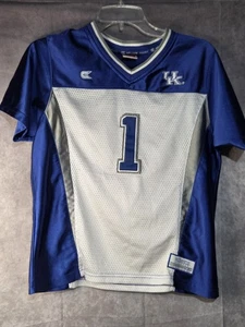Vintage NCAA Kentucky Wildcats Jersey Blue Youth Large Colosseum #1 EUC - Picture 1 of 5