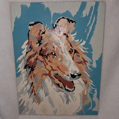 Vintage Paint by Number- Collie  - Image 1 of 2