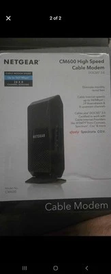 NETGEAR CM600-1AZNAS 960Mbps DOCSIS 3.0 Cable Modem - Image 1 of 2