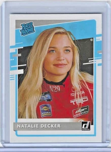 Natalie Decker 2021 Donruss Racing RC Rookie Card # 34 - Picture 1 of 2