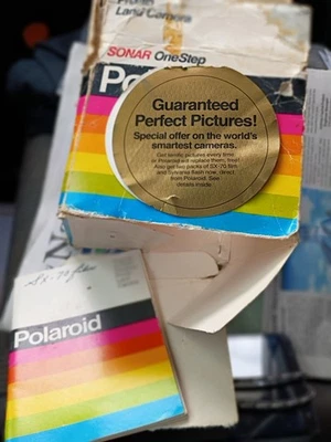 POLAROID SONAR One step Box SX-70 One Step Sonar Pronto INSTRUCTION BOOK /Manual - Image 1 of 4