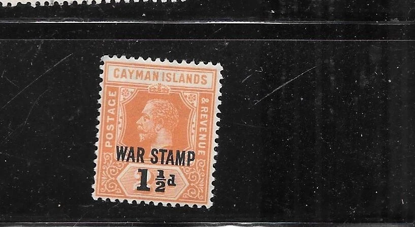 Islas Caimán SC# MR 6 IMPUESTO DE GUERRA MNH ANTIGUO 1919 COMO NUEVO SELLO XF Foto 1 de 1