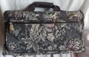 Vintage Floral Pierre Cardin Carry on Travel Bag Duffle Luggage Unique Design  - Picture 1 of 18