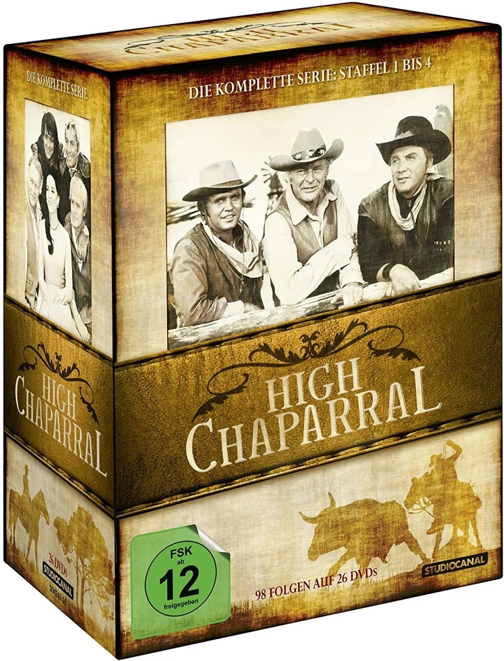 THE HIGH CHAPARRAL COMPLETE SERIES 1-4 DVD COLLECTION SEASON 1 2 3 4 UK COMP R2 - Image 1 of 2