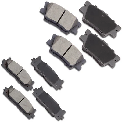 Front and Rear Brake Pads for Lexus ES350 ES300h Toyota Avalon 2007-2017 Camry - Imagem 1 de 4