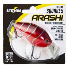 Storm Arashi Silent Square 5 Fishing Lure  Red Craw