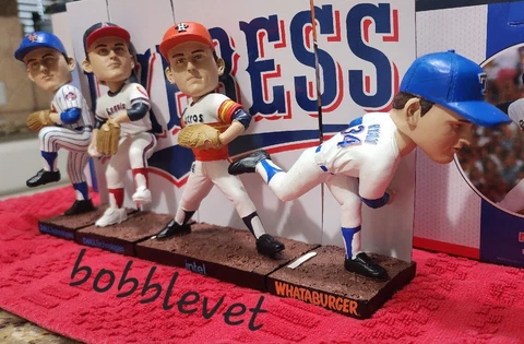Nolan Ryan Bobblehead Set Round Rock Express 2023 Cover
