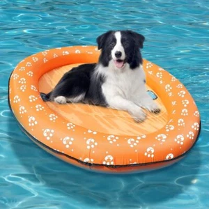 Dog Pool Float Inflatable Dog Floats for Pool Dog Floaties Swimming Pool Floa... - Picture 1 of 9