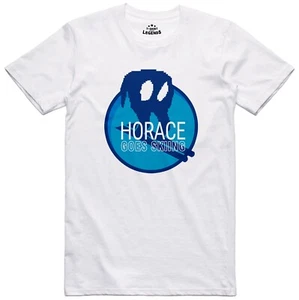 Horace Goes Skiing Mens T Shirt Retro Computer 8 Bit Officially Licensed Top - Picture 1 of 1