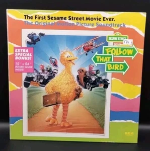 Sesame Street – Follow That Bird Soundtrack 1985 RCA CBL1-5475 Vinyl NM - Picture 1 of 8