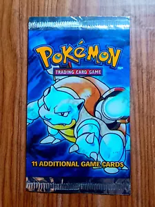 Pokemon TCG Base Set 1999 Empty Wrapper Pack "Blastoise Cover" # 1 - Picture 1 of 3