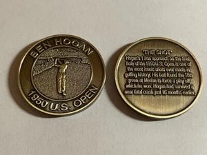 1950 Ben Hogan Winner U.S. Open Championship 1.5" Medallion Coin Golf Marker - Picture 1 of 3
