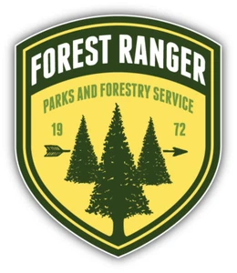 Forest Ranger Label Car Bumper Sticker Decal - ''SIZES'' - Picture 1 of 1