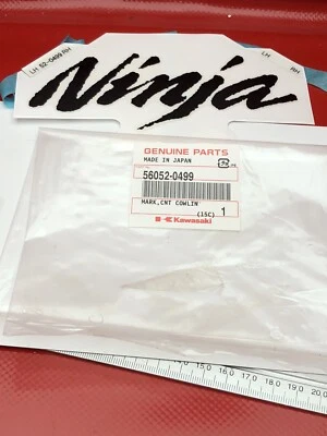 05-06 ZX-6RR ZX600 ZX-6R ZX636 New Genuine Kawasaki NINJA Decal Badge 56052-0499 - Изображение 1 из 4