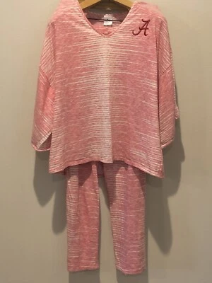 Natori Pajama Set Womens XL Alabama Roll Tide Cotton Blend University Athleisure - Image 1 of 4
