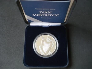 Croacia, 150 Kunas, 2007, Ivan Mestrovic, plata prueba - Imagen 1 de 9