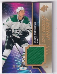 2020-21 SPX Hockey Jason Robertson Rookie Jersey #48/99