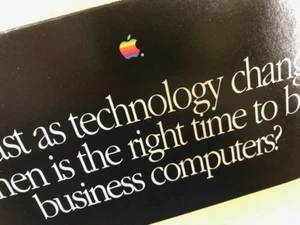 EXCLUSIVO DEL VENDEDOR --- FLYER MACINTOSH "Ahora mismo" --- Computadora Apple - Imagen 1 de 8