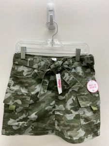 Justice SIZE 12 Olive Sage Camouflage Girl's Skort - Picture 1 of 1
