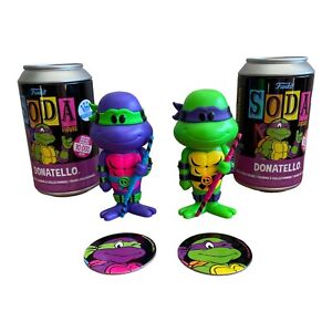 Funko Soda TMNT Donatello Teenage Mutant Ninja Turtles Black Light Set HTF 🐙