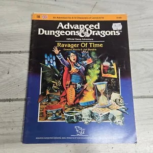 Advanced Dungeons & Dragons 1st Edition Module I8 Ravager Of Time TSR 9169 A3 - Picture 1 of 6