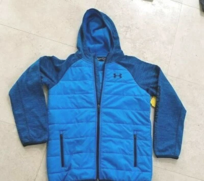 Abrigo Under Amour Storm con capucha para niños jóvenes azul circuito talla YLG NUEVO CON ETIQUETAS $85 Foto 1 de 4