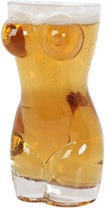 Transparent Body Shape Glass Cup Creative Lady Body Shape Glass Cup for Vodka - Picture 1 of 3