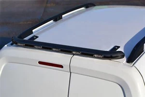 Barra de techo trasero + LED para adaptarse a Ford Transit Tourneo Courier 2014 + acero inoxidable negro - Imagen 1 de 6