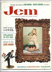 First Issue Men's Magazine JEM #1 Nov. 1956 Jayne Mansfield, Kim Novak (m2) - Picture 1 of 2