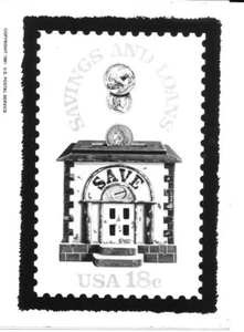 #1911 18c Savings and Loan Stamp Publicity Photo Essay - Bild 1 von 1