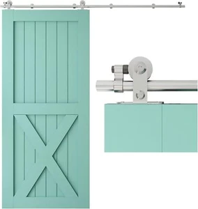 CCJH1-4M Schiebetürsystem für Holzschiebetüren Schiebetür-Laufschienenbeschlag - Bild 1 von 26