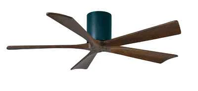Matthews Fan Company IR5H-BK-WA-52 Irene Indoor Ceiling Fan Matte Black Walnut - Image 1 of 2