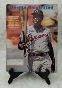 Vintage HANK AARON August 18, 1969 SIGNED SPORTS ILLUSTRATED Magazine **READ** - Picture 1 of 15