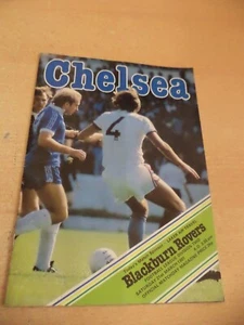 CHELSEA vs BLACKBURN ROVERS old vintage FOOTBALL PROGRAMME 1980s 21 march 1981 - Picture 1 of 2
