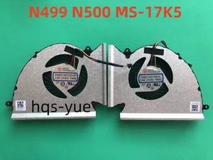 Original for MSI GE77HX GP76HX CPU+GPU COOLING FAN N499 N500 MS-17K5 - Picture 1 of 2