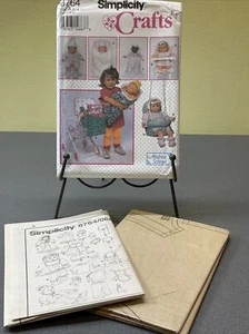 UNCUT Vintage 1993 Simplicity 8764 0683 Baby Doll Wardrobe 12-22 In Dress Romper - Picture 1 of 12