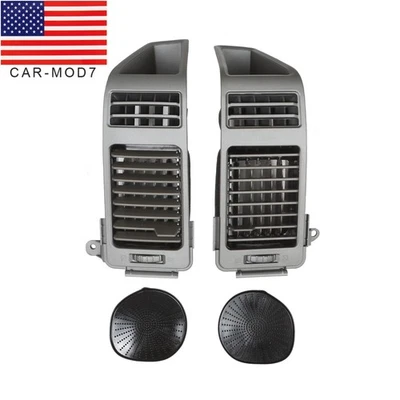 For 2004-06 Nissan Titan Armada LH and RH Side A/C Dash Air Vent Cover Trim Gray Foto 1 de 4