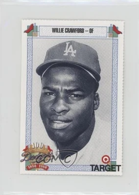 1990 Target Dodgers 100th Anniversary Willie Crawford #146 - Image 1 of 2