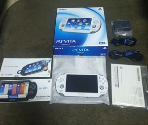 PlayStation VITA Crystal White PCH-1000 ZA02 - Picture 1 of 14