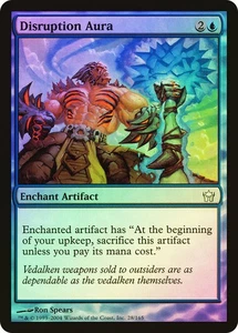 MTG FOIL Disruption Aura  - Fifth Dawn #028 - Picture 1 of 1