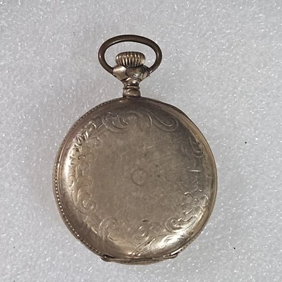 Antique SETH THOMAS POCKET WATCH - Illinois Engraved GF Hunter Case - Size 8S - Image 1 of 4