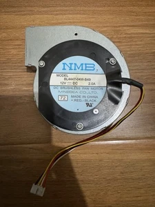NMB BL4447-04W-B49 11028 12V 2A 4pin Turbine Centrifugal Fan Blower Metal Frame - Afbeelding 1 van 4
