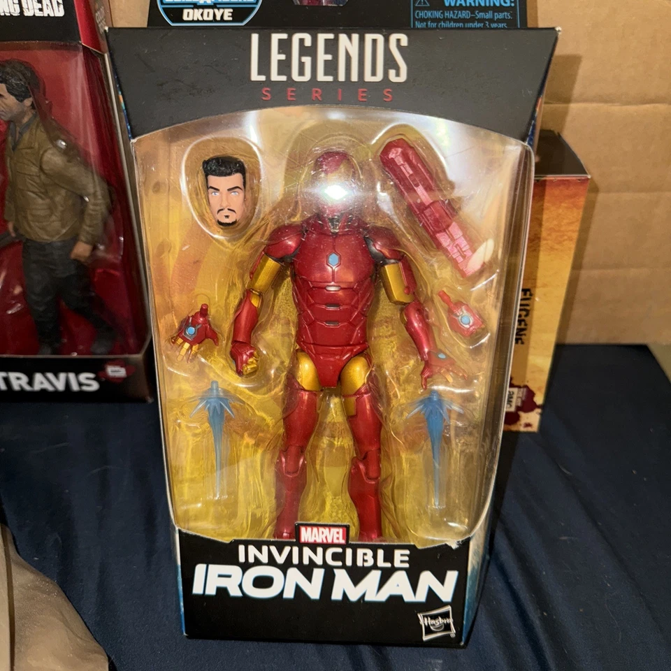 MARVEL LEGENDS SERIES INVENCIBLE IRON MAN 6” FIGURA DE ACCIÓN OKOYE WAVE [M5] Foto 1 de 1