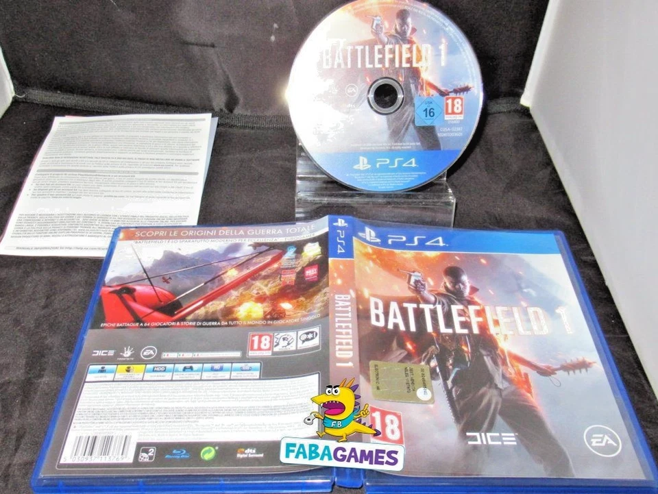PS4 Battlefield 1 _ per Console Sony Play Station 4 _ PAL ITA - Immagine 1 di 1