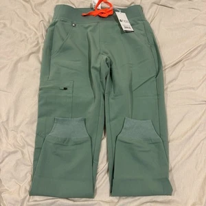 Figs Zamora Jogger Scrubs Pants - Jade / Size XXS Petite - Picture 1 of 2