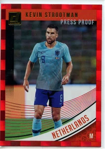 2018-19 Donruss RED PRESS PROOF Parallel #155 Kevin Strootman - Netherlands Qty - Picture 1 of 2