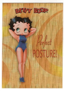 2001 DART BETTY BOOP RF-3 "PERFECT POSTURE" RISKY FOIL INSERT - Picture 1 of 1